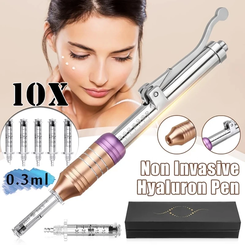 

Face Skin Wrinkle Anti Aging Hyaluron Pen Injection Gun pluma de acido hialuronico Professional Noninvasive Nebulizer Inject