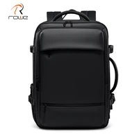 rowe men backpack expandable business travel backpacks waterproof anti theft 17 3 inch laptop backpacking for male 2020 new