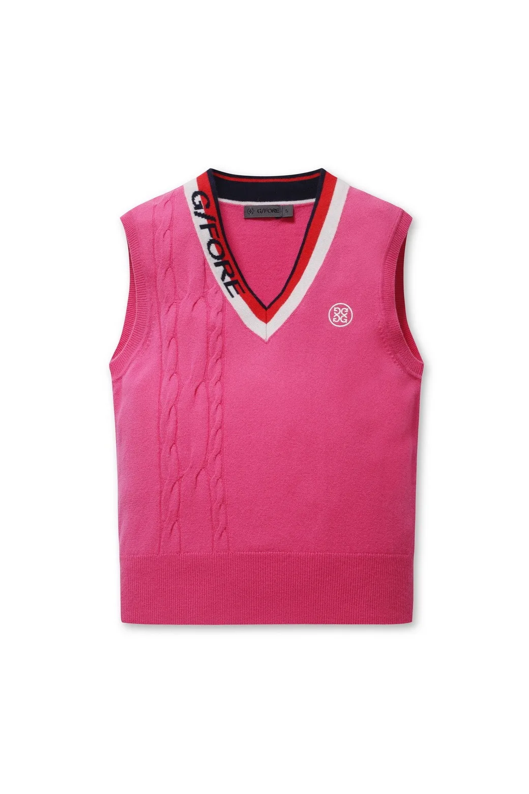 The new spring golf cashmere knit vest is for women's couples sweaters, the same design of golf vest warm and soft, high quality