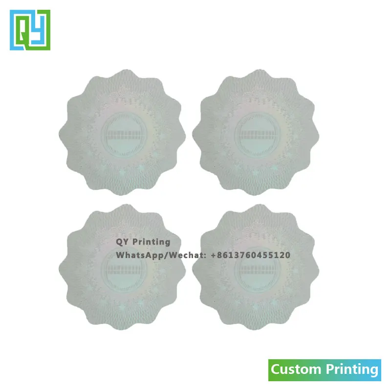 10000pcs 25x25mm Free Shipping Custom Transparent Security Hologram Stickers Stamp 3D VOID Labels | Канцтовары для офиса и