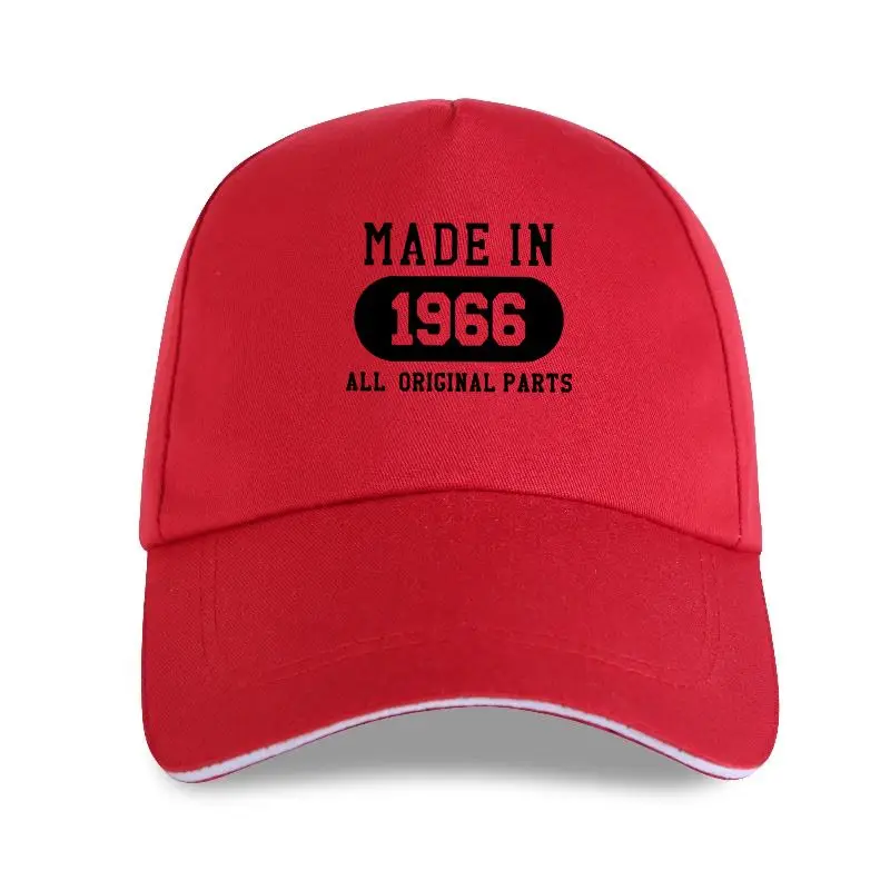 

New Made In 1966 Baseball cap All Original Parts Birthday Men Anniversary Birth Design Clothes Fun Purified Cotton T