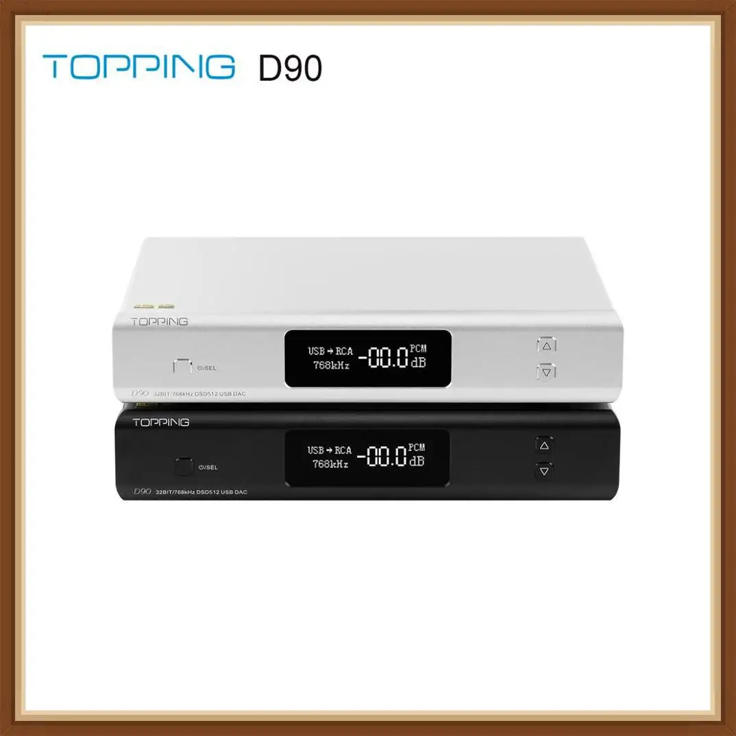 Аудио декодер TOPPING D90 MQA AK4499 XMOS XU208 USB Hifi музыкальный ЦАП предусилитель DSD512 CAR8675 LDAC