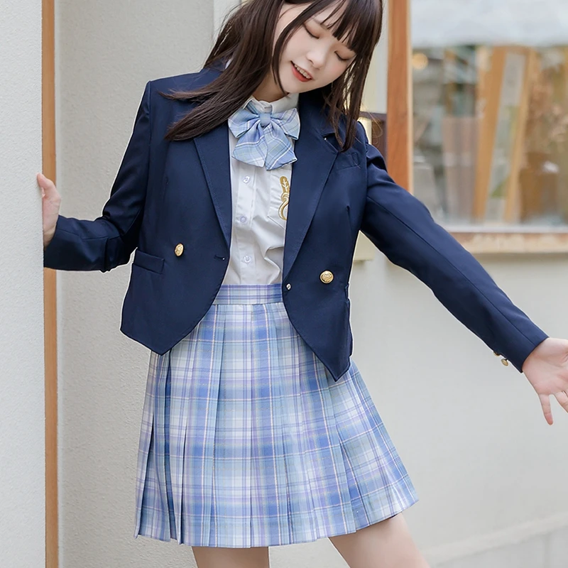 A0064Lolita JK плиссированная юбка ежедневная девочка JKS японская школьная форма осень