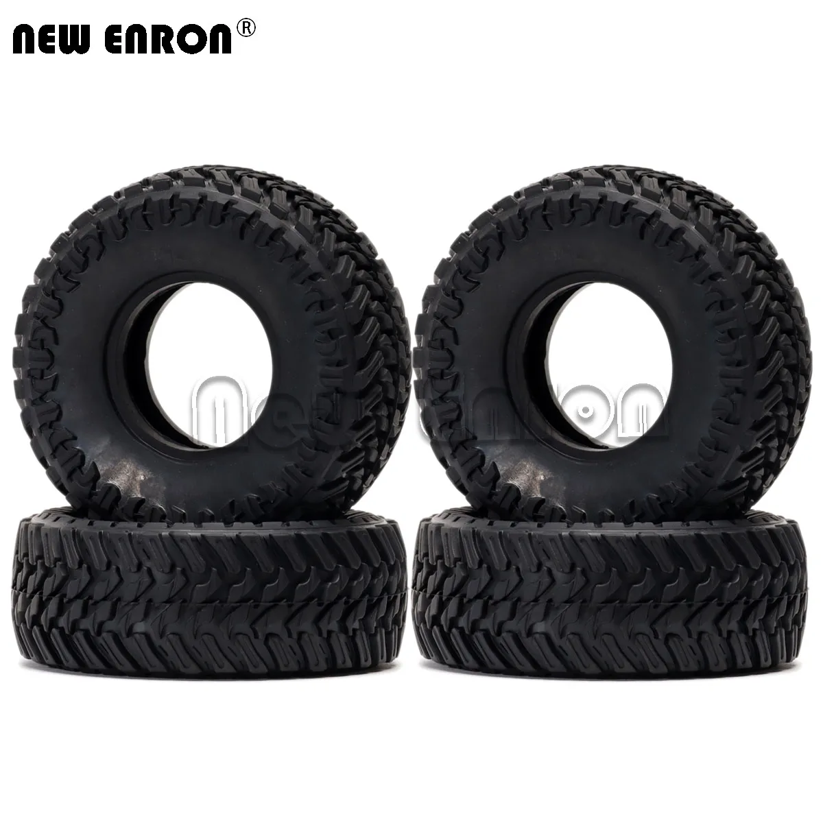 

1.9" Rubber 4P 108*42mm Tires Tyre RC 1/10 1:10 Model Car Climbing Rock Crawler Axial SCX10 SCX10 II 90046 90047 TRX4