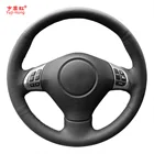 Чехол для руля Yuji-Hong, из микрофибры, для Subaru Forester 2008-2012, искусственная кожа