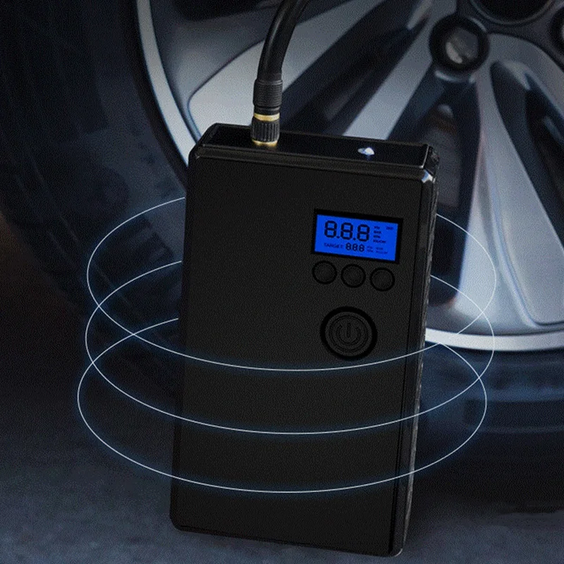 

Air Compressor Tire Inflator Portable Car Tire Pump with Digital Pressure Gauge Electric Cordless Air Pump