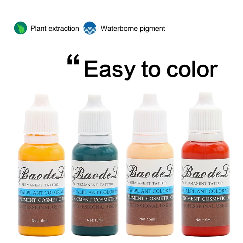 Лидер продаж Детский костюм набор чернил для татуажа мини арт 15 мл Перманентный