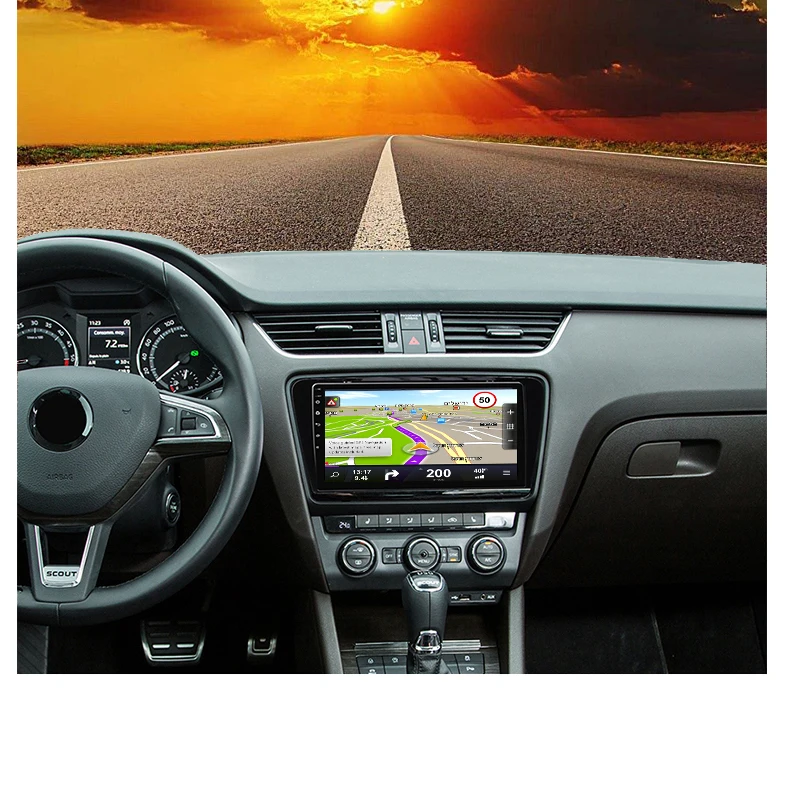 Автомобильный мультимедийный плеер 4 + 64 ГБ DSP Carplay для Skoda Octavia A7 3 2014-2018 мультимедиа