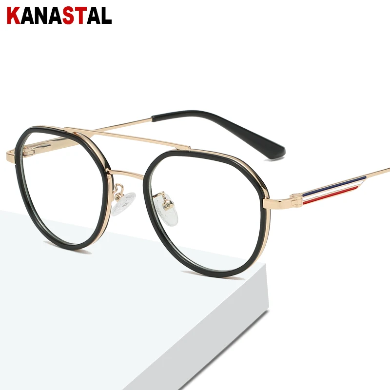 

Women Blue Light Blocking Glasses TR90 Frame Metal Legs Eyewear Men Computer Eyeglasses Frames Myopia Reading Glasses Fashion