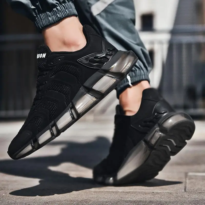 

Mesh Breathable Men Running Shoes Caterpillar Breeze Series Leisure Sneakers Anti-Slippery Sports High Quality Cushioning Shoes