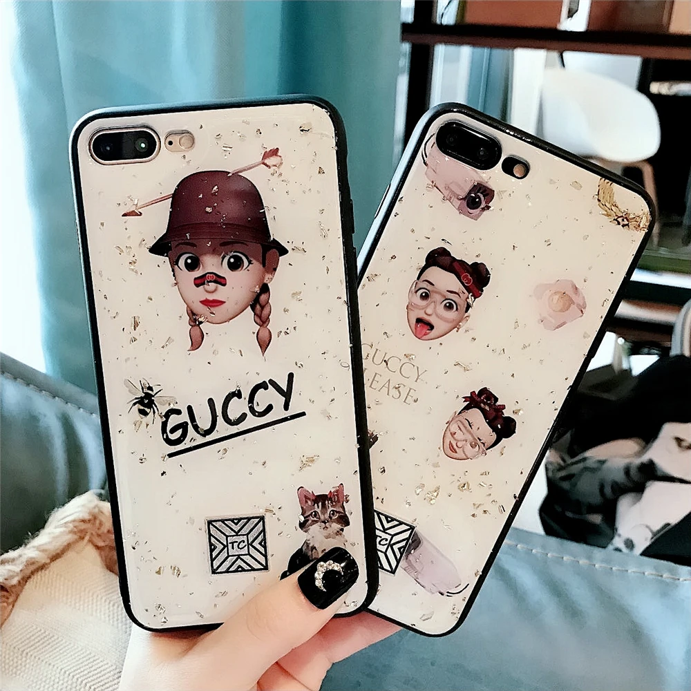 Роскошный блестящий чехол для телефона iPhone 7/8/6/6s Plus защитный X/XR/XS Max мягкий