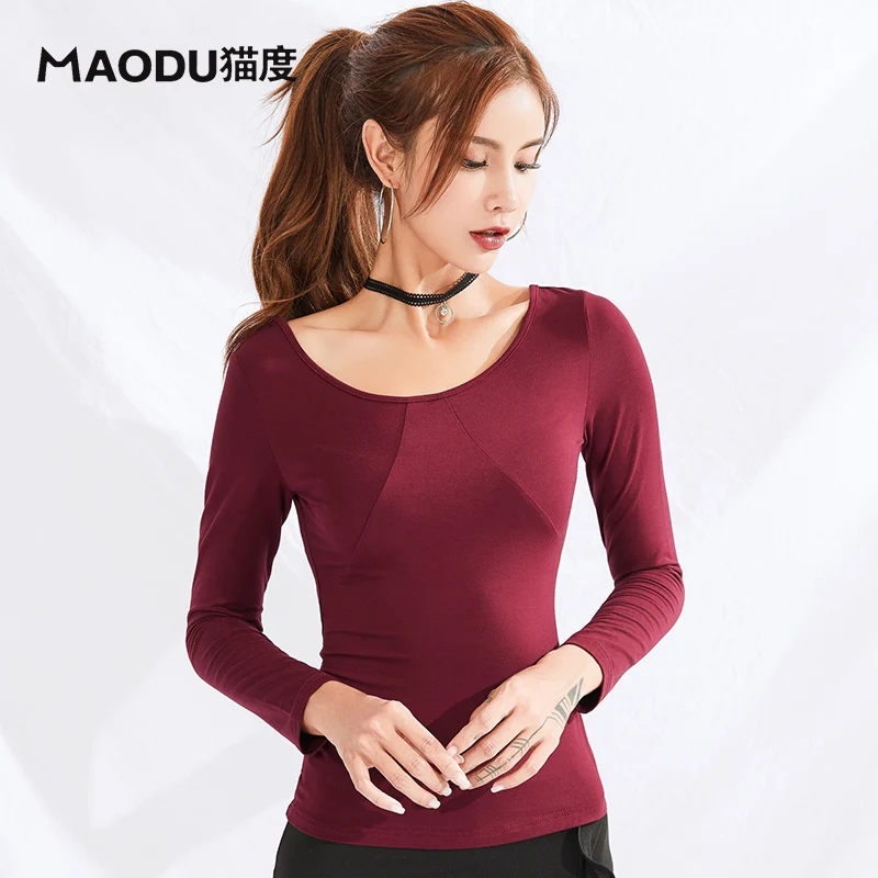 2 Цвета в наличии одежда для латинских танцев хлопковая с длинными рукавами