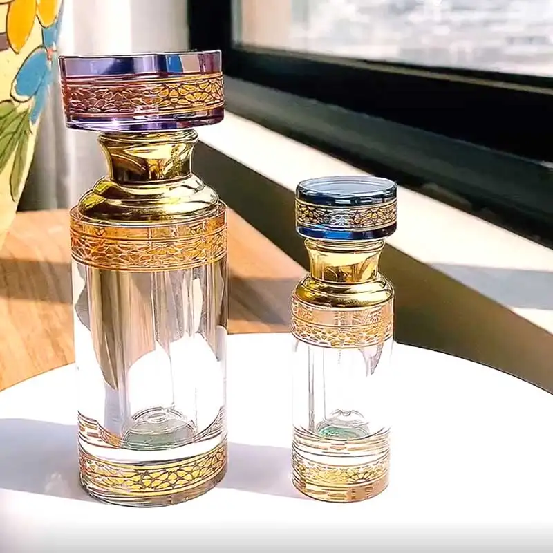 High-end Quality Crystal Glass Refillable Perfume Bottle Easy to Carry Travel Essential Table Ornament Home Decor Girl Present | Дом и сад