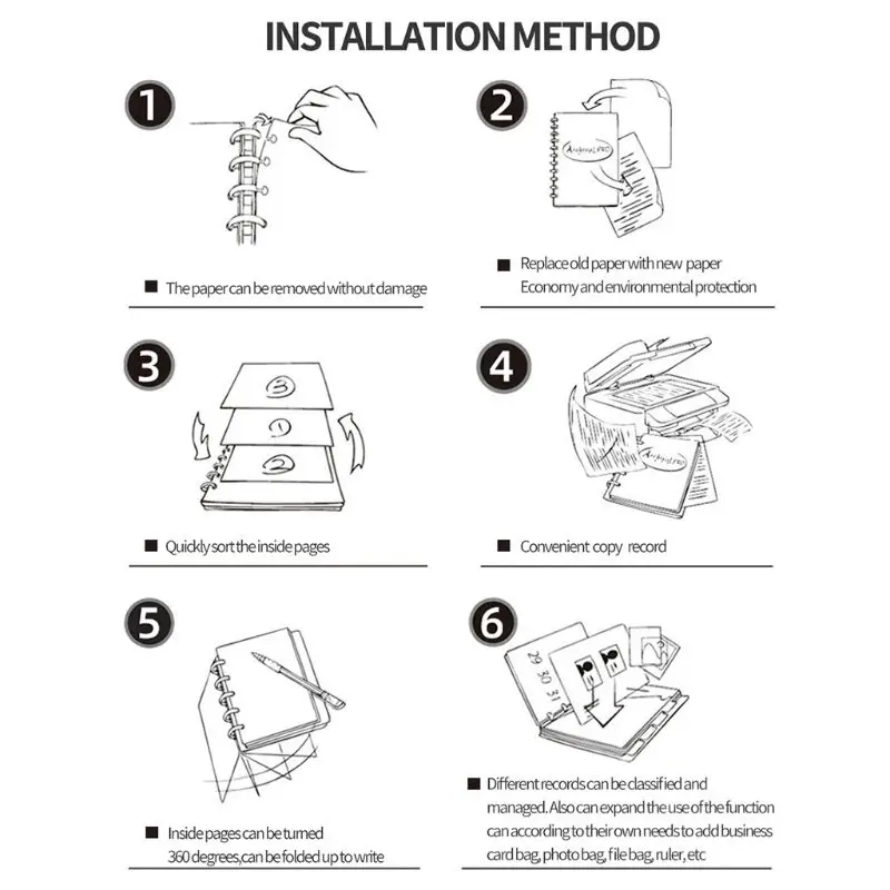 

20pcs 35mm Heart Binder Rings Mushroom Hole Loose Leaf Notebook Notepad Binding Plastic Disc Buckle Hoop