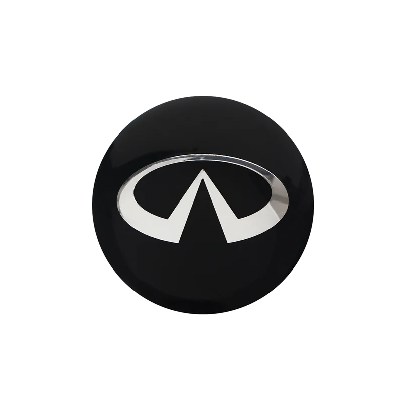 

4Pcs Car Wheel Center Hub Caps Emblem Stickers For Infiniti FX35 Q50 Q30 ESQ QX50 QX60 QX70 EX JX35 G35 G37