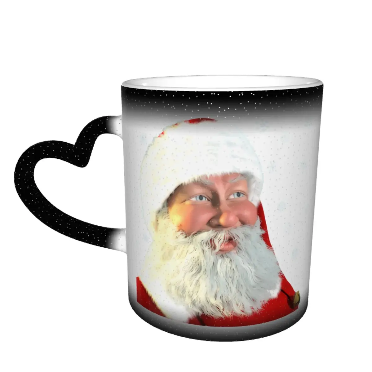 

Santa Claus Mug Ceramic Cereal Mug Color Changing Cheap Fun Cups