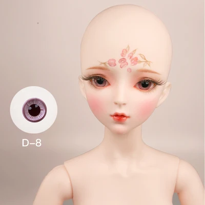 D-8 Fortune Days 1/3 BJD SD кукла 14 мм цветные стеклянные глаза reborn девушки глаза высокое качество аксессуары игрушки - Цвет: D-8