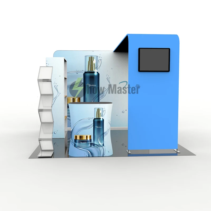 Складная Алюминий ткань выставочный Дисплей Системы ТВ Стенд 10x10 торговой