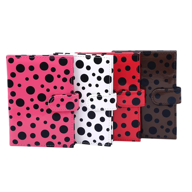 

Гладкая Обложка для паспорта из искусственной кожи, Модный чехол в горошек с пряжкой для паспорта, Высококачественный простой дорожный кош...