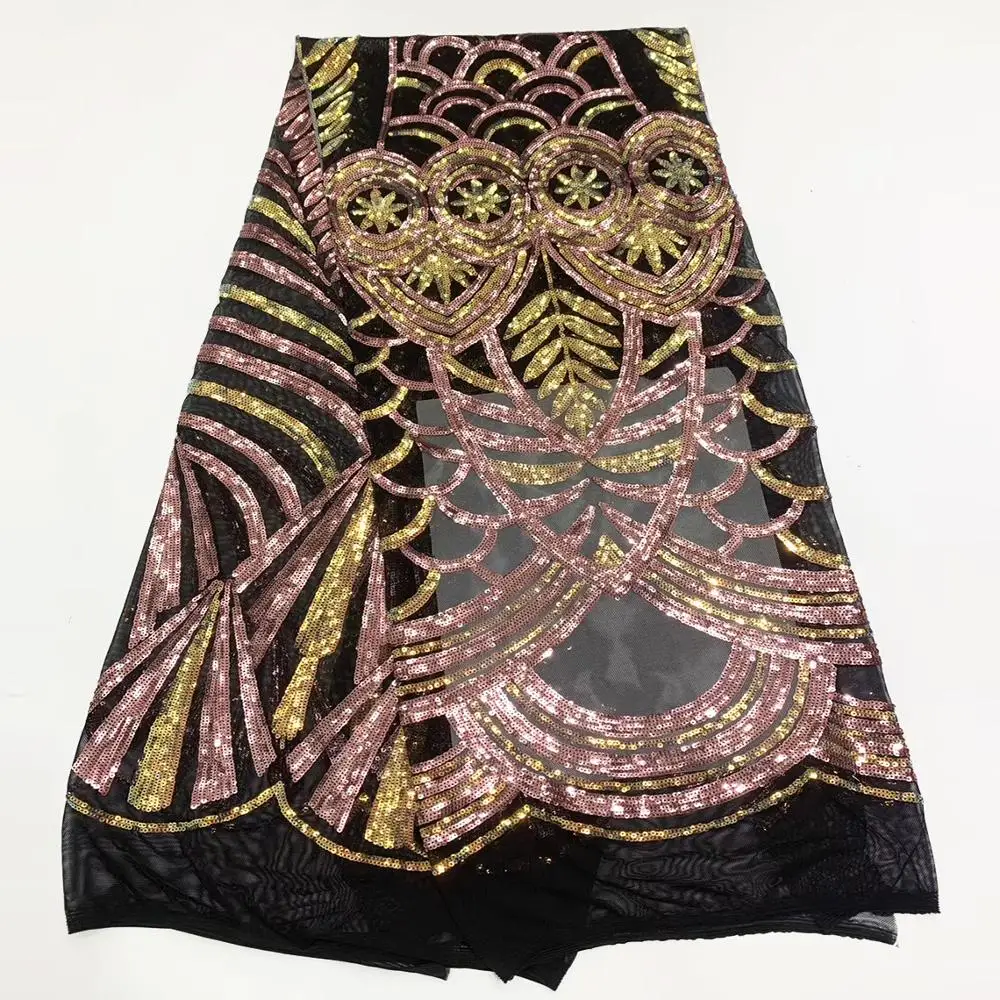 Новинка 2020 модная Красная Блестящая эластичная Тюлевая ткань французское