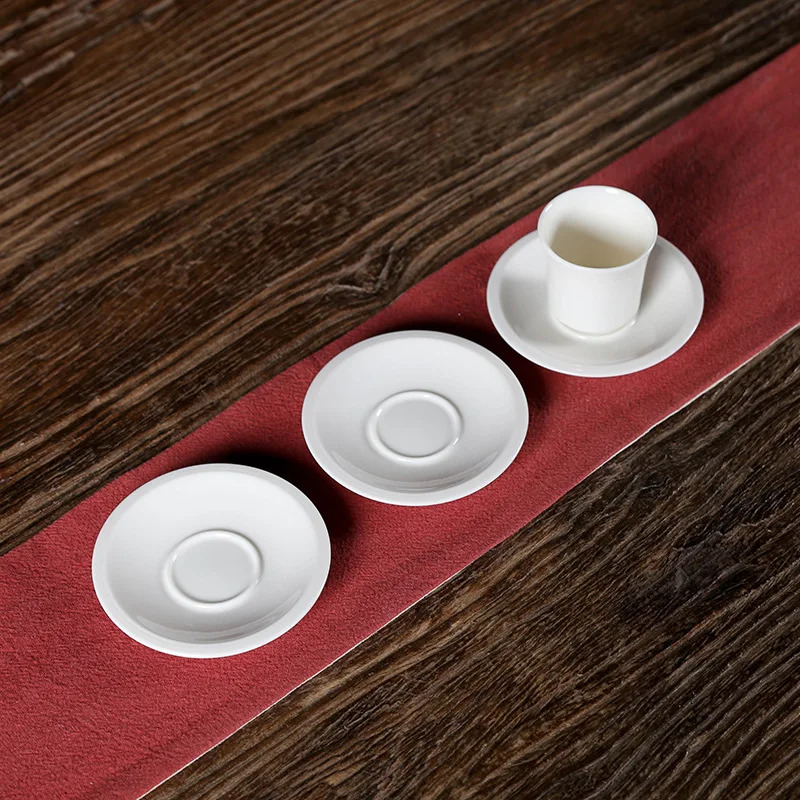 

Whiteware Ceramic Tea Utensil Creative Cup Coaster Direct Coaster Round Placemats Table Coaster Cup Coaster Table Mat Table Mats
