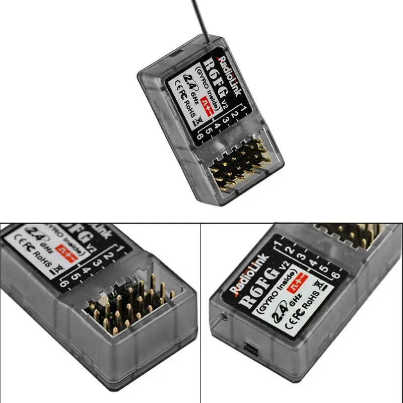 Radiolink R6FG R6F 2 4G приемник FHSS 6-канальный RX радио Управление Системы гироскопа
