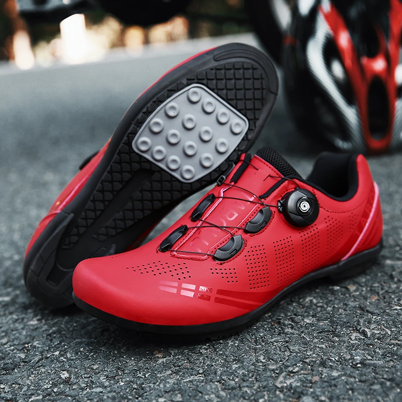 Jual 2021 Profesional Atletik Sepeda Sepatu MTB Bersepeda Sepatu Pria Wanita Cinta Diri Penguncian Sepeda Jalan Sepatu Sapatilha Ciclismo Sepatu