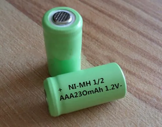Ni-mh аккумуляторная батарея, 10 шт./лот, 1,2 В, 230 мА/ч, 1/2 ААА, для игрушек, bluetooth, наушников, телефонов