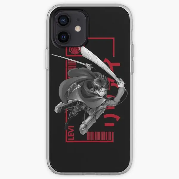 

Levi Ackerman Attack On Titan Typogr Phone Case for iPhone 5 5S SE X XS XR Max 6 6S 7 8 Plus 11 12 13 Pro Max Mini Pattern