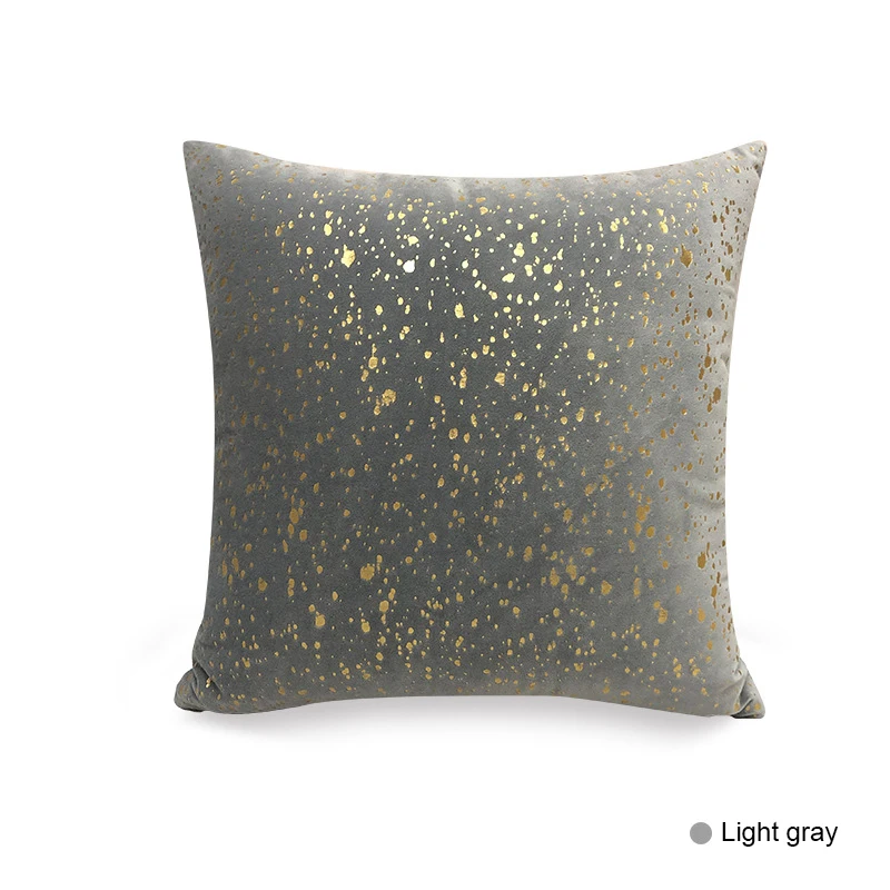 Украшение для дома чехлы подушек роскошная бронзовая наволочка гостиной дивана