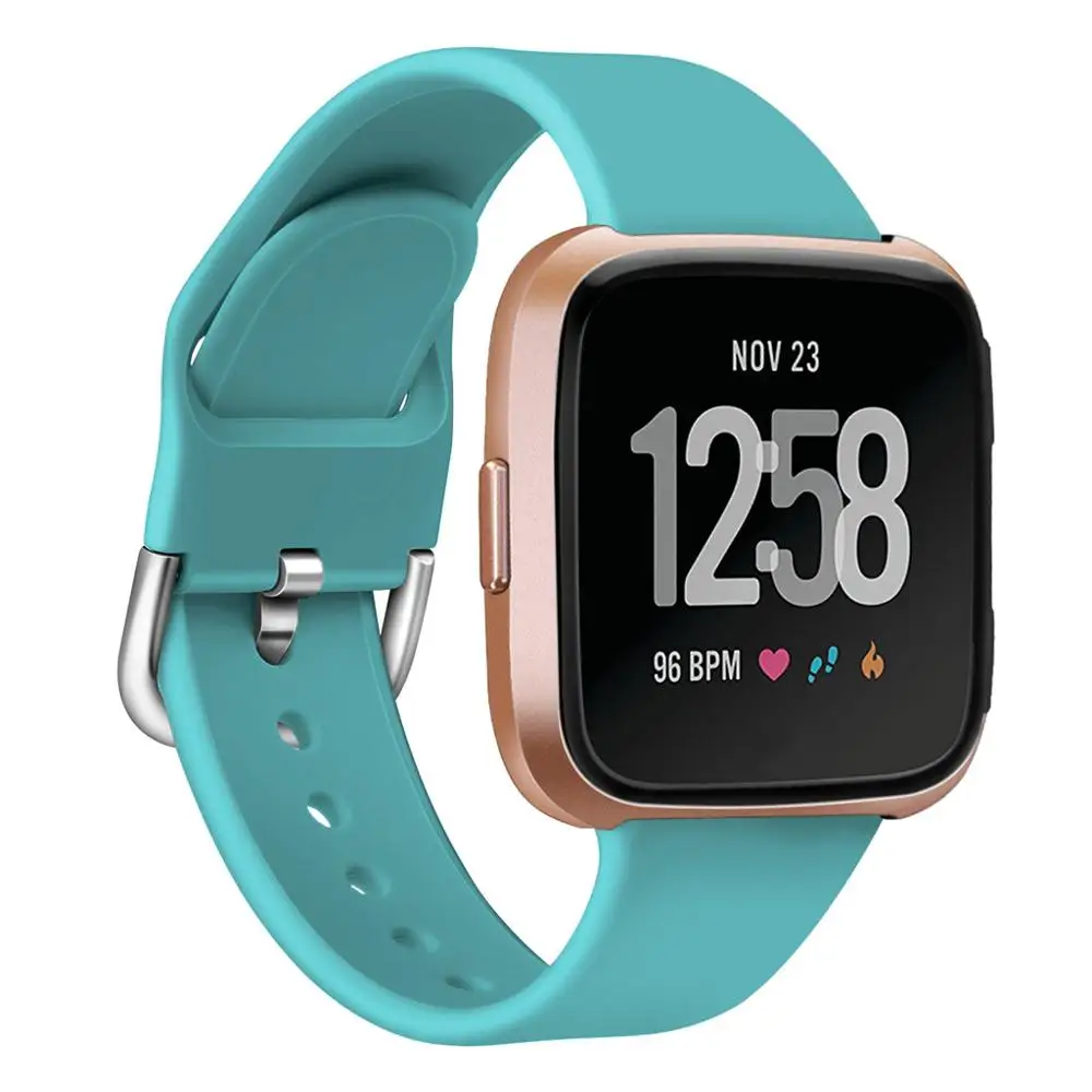 Для Fitbit Versa / Lite сменный силиконовый дышащий ремешок на запястье Смарт часы