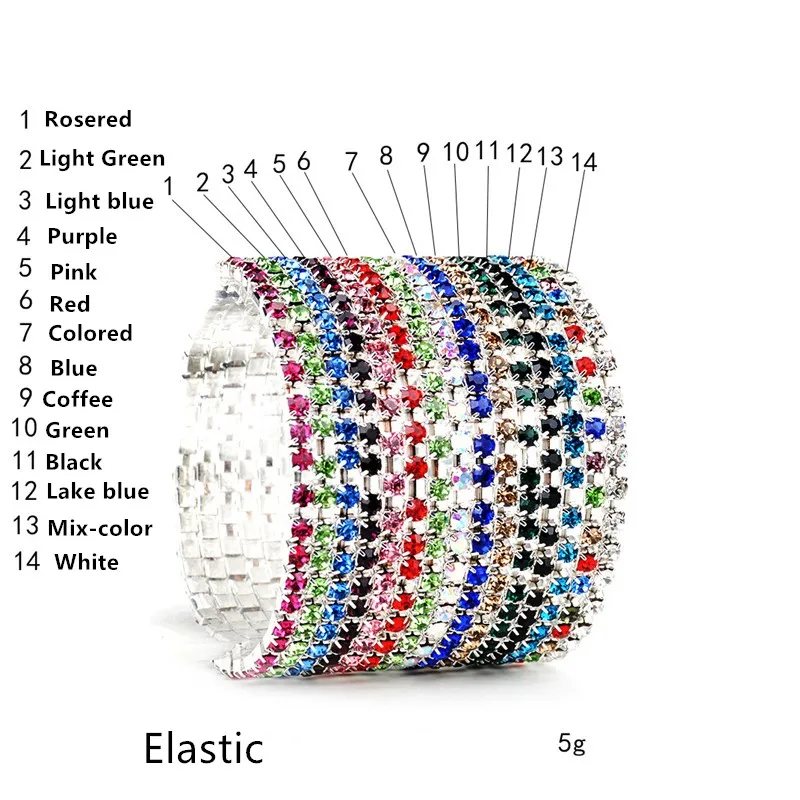 1 шт. горячий серебряный браслет горный хрусталь женский Красочный Блестящий