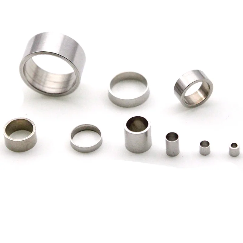 1 упаковка/партия прокладка большого отверстия из нержавеющей стали бусины для