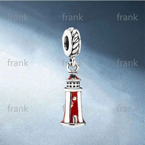 

791137EN42-Red-Light-House-Dangle-Charm