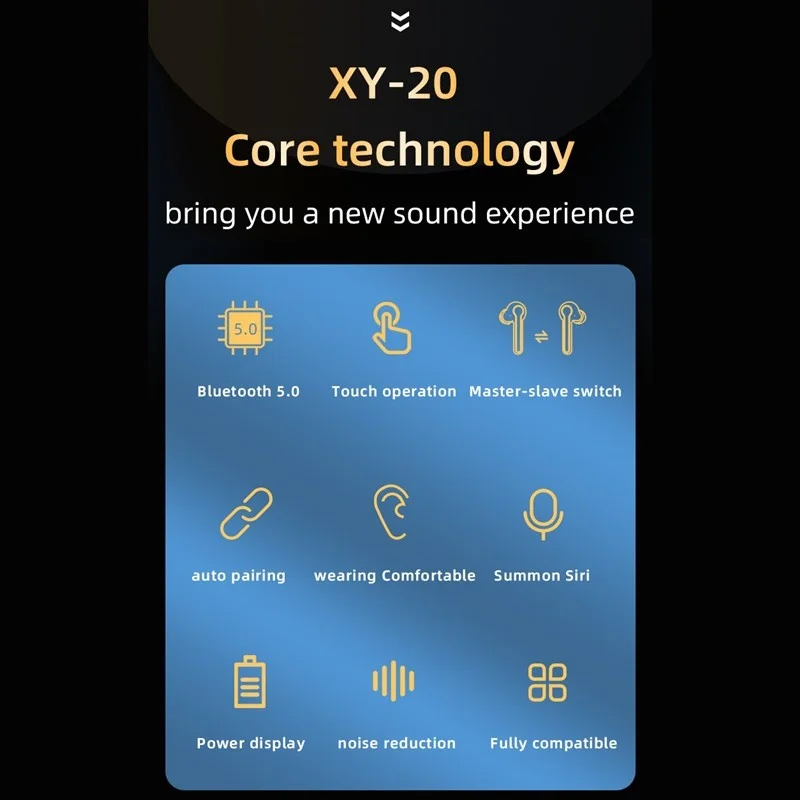 

5.0 Earphones 9D Stereo Wireless Bluetooth Headphones Judgments Noise Cancelling Sport Headset With Microphone