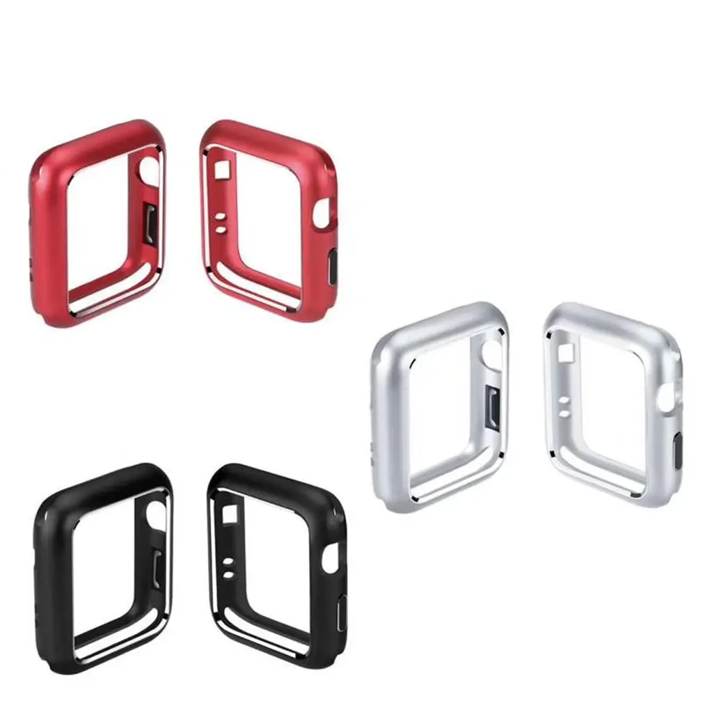 Magnetic Adsorption Aluminum Alloy Cover Watch Protective Case Bumper Metal Frame for Apple Series 234 | Наручные часы