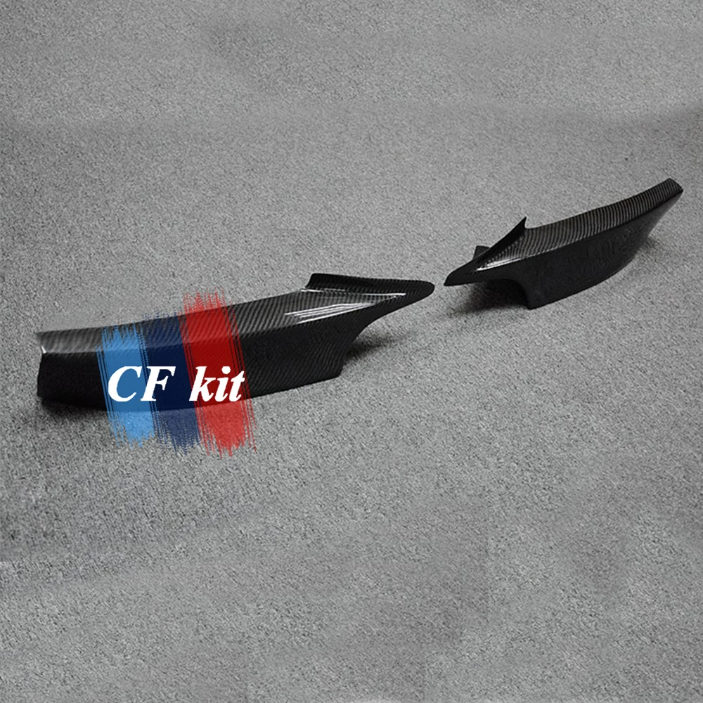 Передний бампер спойлер подбородка из настоящего углеродного волокна для BMW 3