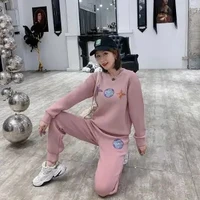 Casual sportswear suit womens autumn 2020 new fashion age-reducing temperament loose slimming two-piece set
