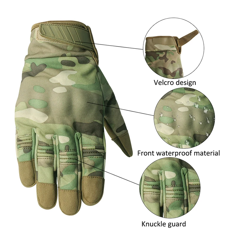 Сенсорный экран кожаные водонепроницаемые мотоциклетные перчатки мужские