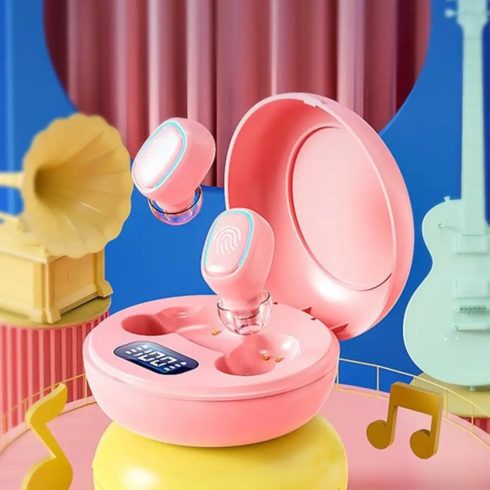 

TWS-200 Bluetooth 5.0 Wireless In-ear HiFi Solid Color Rechargeable Earphone