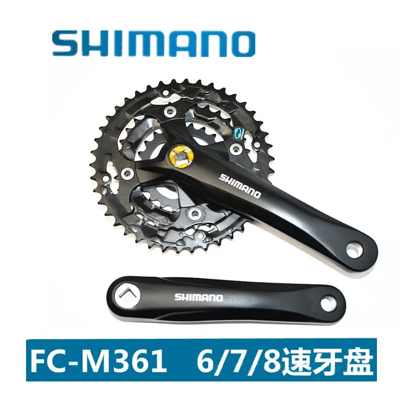 

FC-M361 горный велосипед SHIMANO, 8 скоростей, 24 скорости, 48 Зубцов, 6/7 скоростей