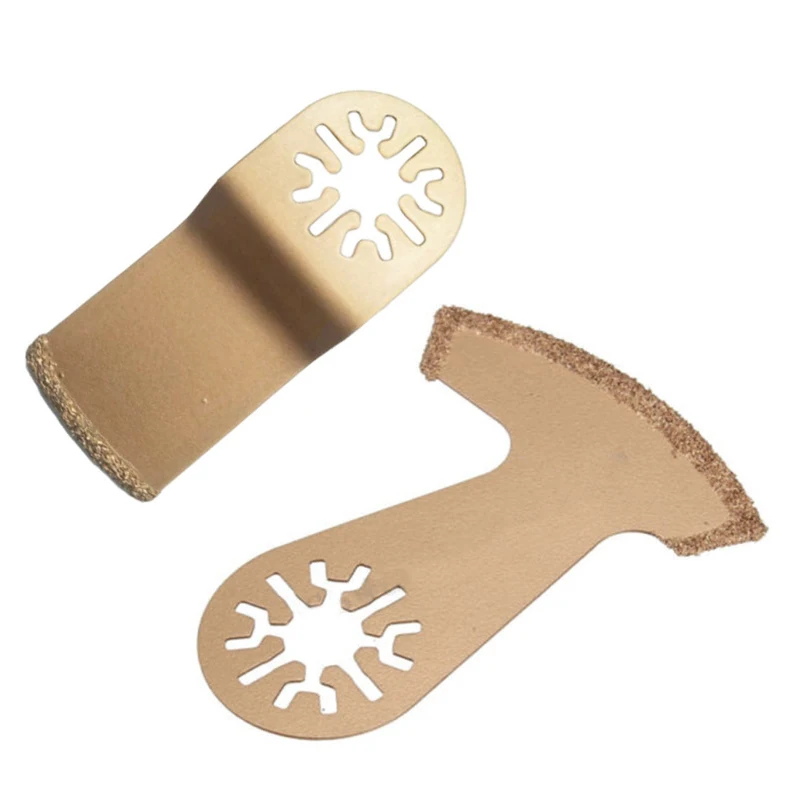 

Diamond Carbide Oscillating Multi Tool Saw Blade Fits Gold Metal Cutting Tool Wood Cutter For Precise cuts in Tile,Concrete