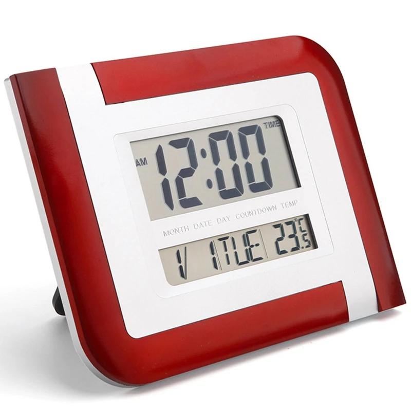 Светодиодный дисплей с большим номером электронные настенные часы повтор