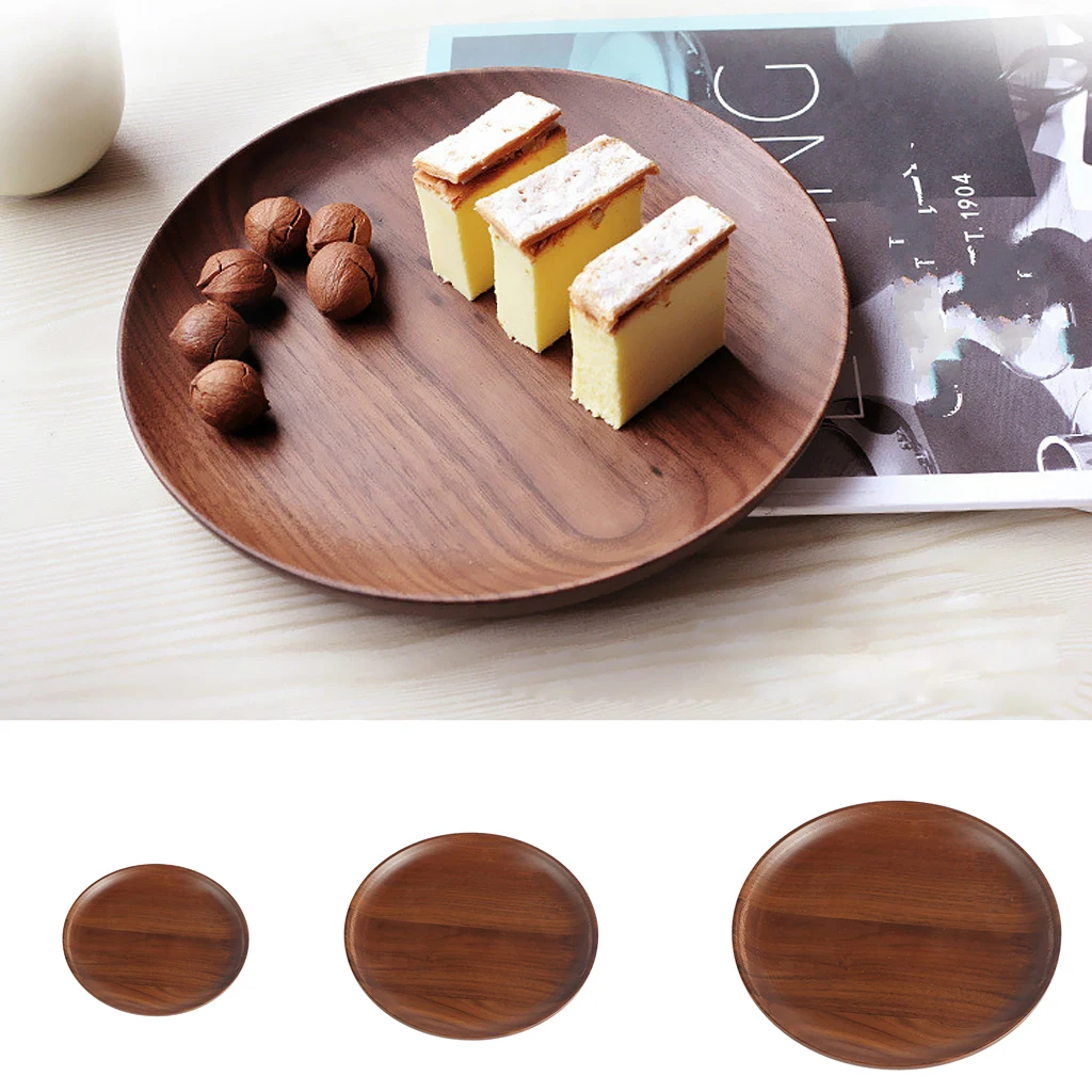 Домашняя деревянная доска кухонный блок пицца торт суши чай цветок круглая