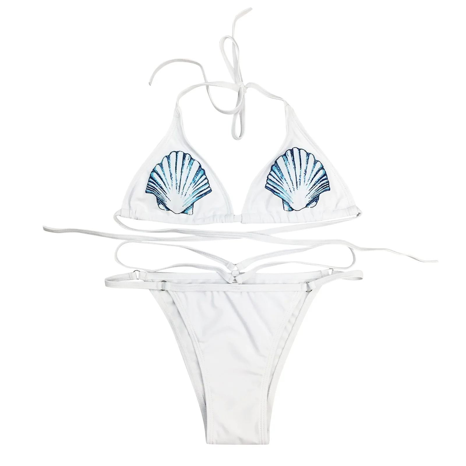 

Swimwear Summer Swimsuit Women Sexy Trend Bikini Tops Bandeau Bandage Set Push-up Brazilian Beachwear Beach Style Matching Sets