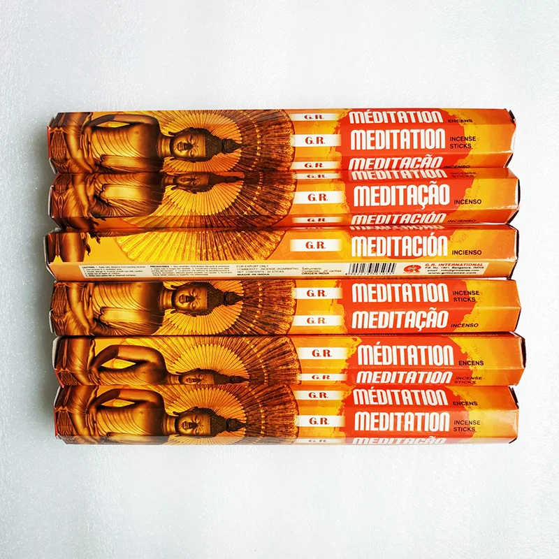 Белые Палочки для благовоний палочки медитации индийские 120 палочек в одной