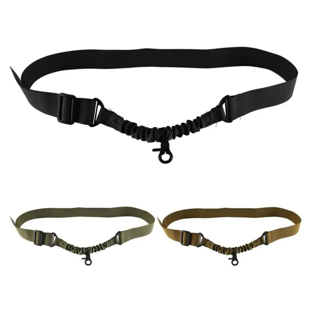 

Nylon Gun Sling Adjustable Point Bungee Rifle Belts Gun Airsoft Sling Hunting Army Green Black Gun Strap