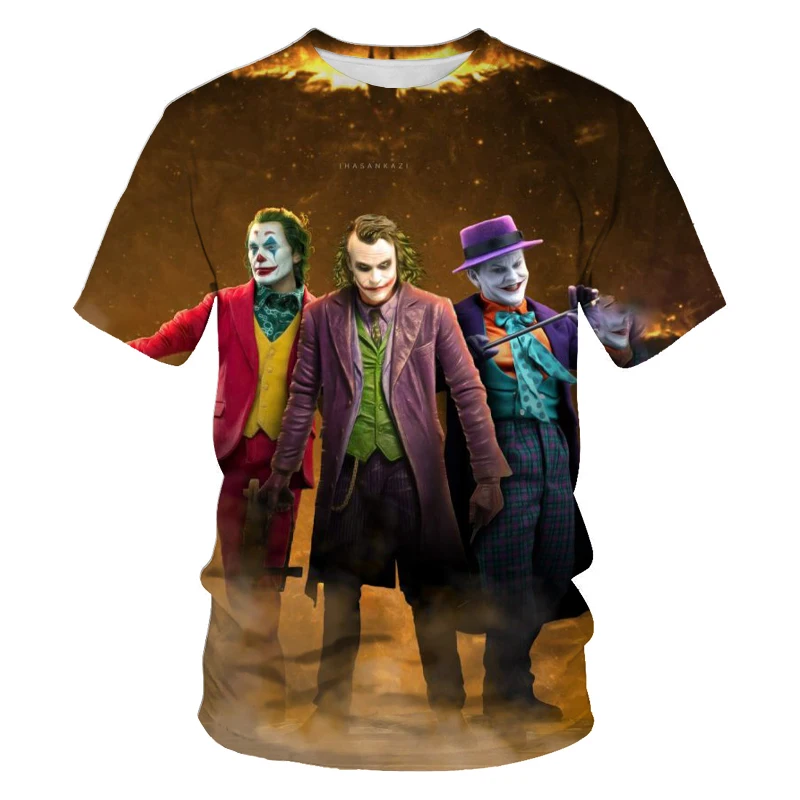 

2021 Summer Kids t-shirt Movie joke T Shirt Streetwear tshirt 2020 Boys and Girls 3D Print Funny Tshirt Casual Tops 4T-14T