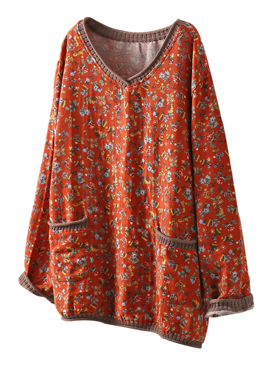 Женская футболка с v образным вырезом и карманом весна 2020|Футболки| |