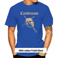 new candlemass gold skull shirt tee m 3xl us t shirt metal band tshirt trend gym tee shirt